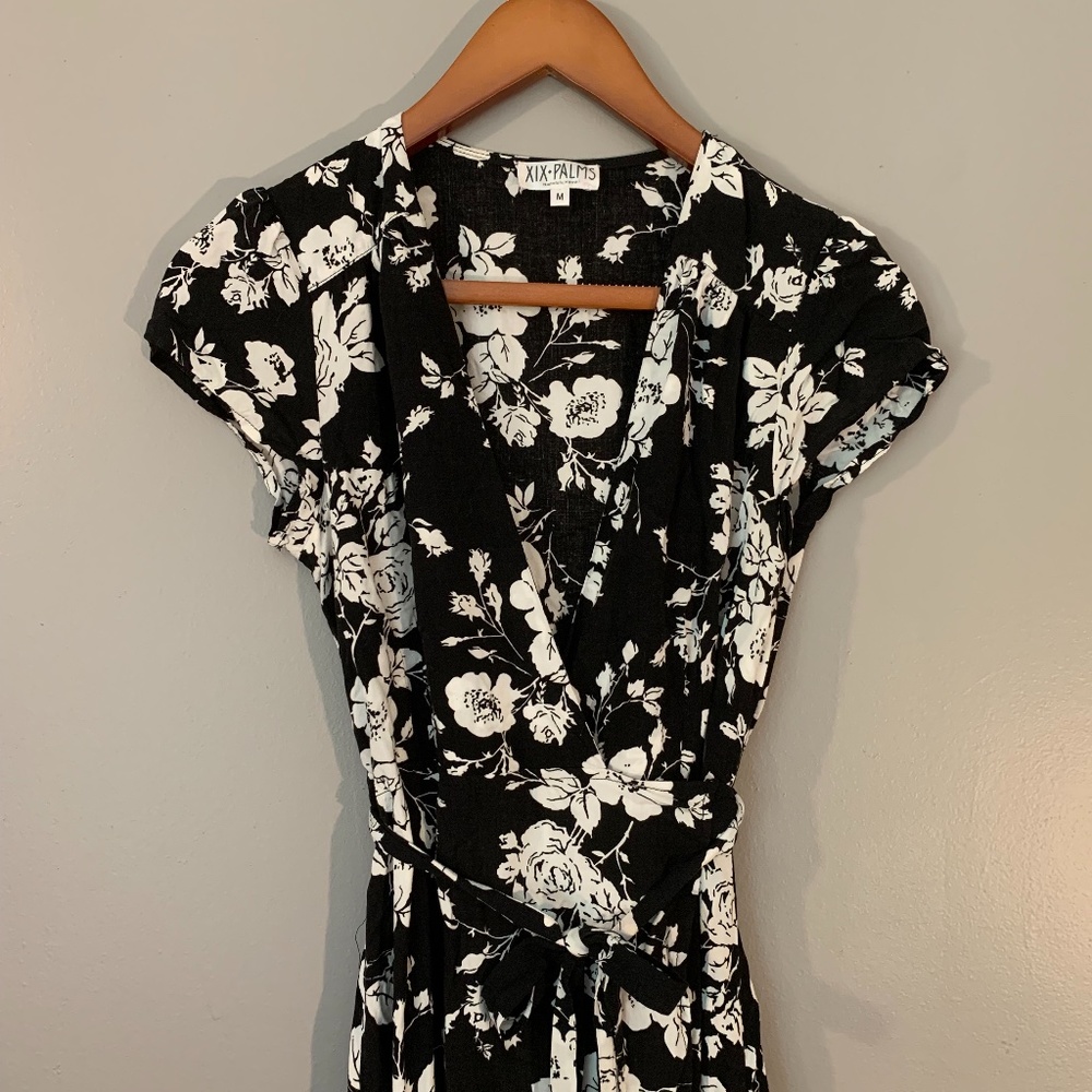Floral High Low Dress